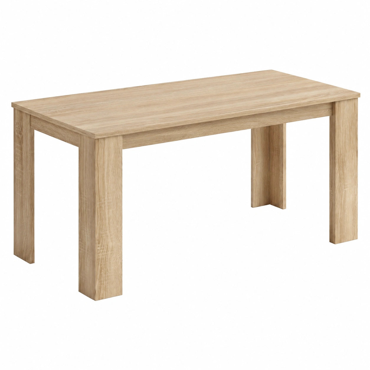 Mesa de Comedor Fija Naya en Roble Canadian 140x80x75 cm
