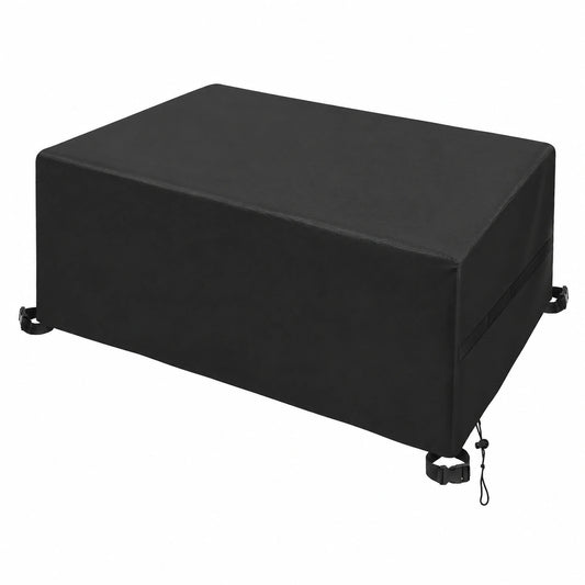 Cubierta Impermeable para Muebles de Jardín 242x162x100cm, Protección UV y a Prueba de Viento, Tejido Oxford