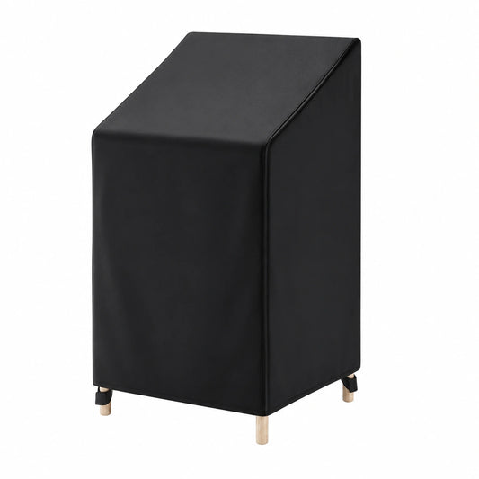 Cubre Sillas Apilables Impermeable Anti-UV para Jardín 70x75x120/85 cm