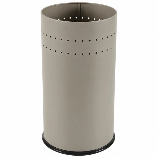 Porta Paraguas Moderno de Metal Beige para Entrada, Dormitorio o Hall, 50x23x23 cm